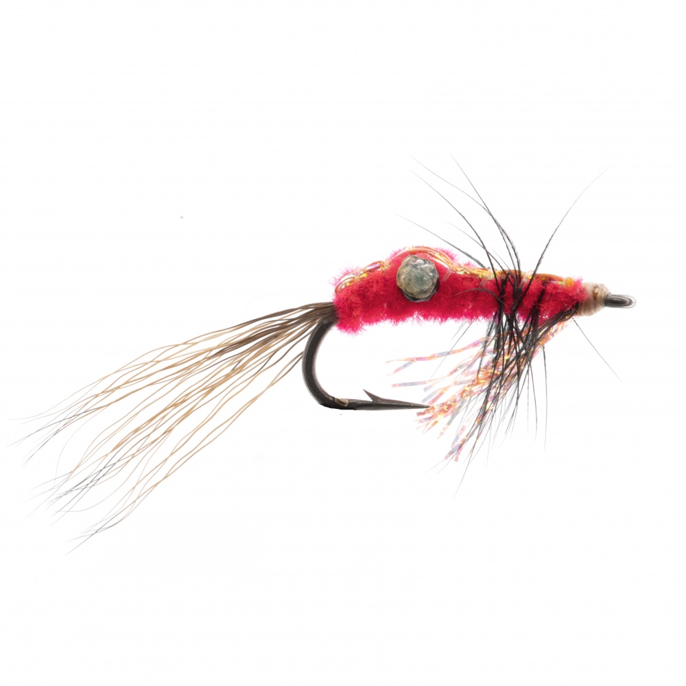 The Essential Fly Saltwater Scates Shrimp Red Fishing Fly
